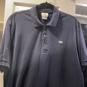 Men’s Lacoste Navy Blue Polo (Large/5)